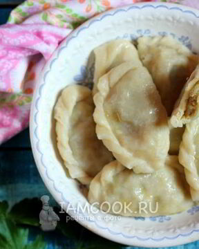 Вареники с картофелем и говядиной