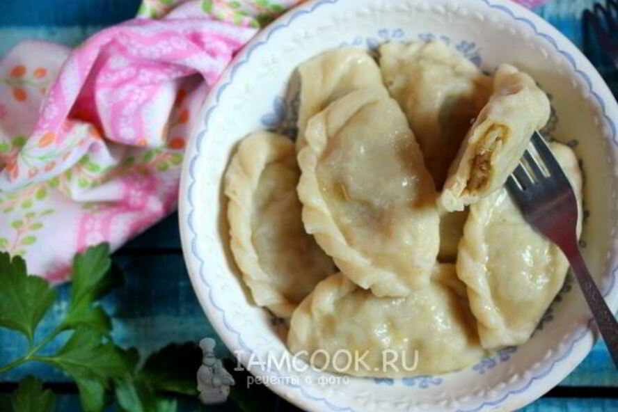 Рецепт вареников с картофелем и говядиной