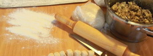 вареники с картофелем и грибами. Шаг 7