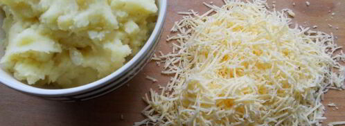 вареники с картофелем и сыром на пару из творожного теста. Шаг 6