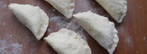 вареники с картофелем и сыром на пару из творожного теста. Шаг 9