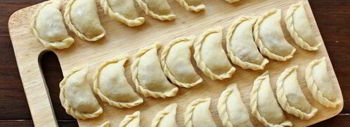 вареники с квашеной капустой и фаршем. Шаг 14