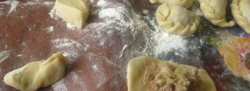 вареники с мясом и картофелем. Шаг 7