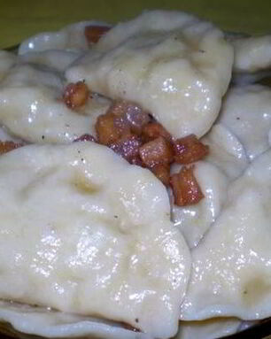 Вареники с мясом и картошкой