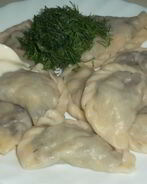 Вареники с шампиньонами