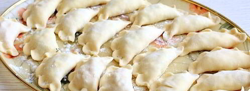 вареники с соленым творогом. Шаг 11