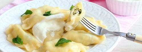 вареники с соленым творогом. Шаг 13