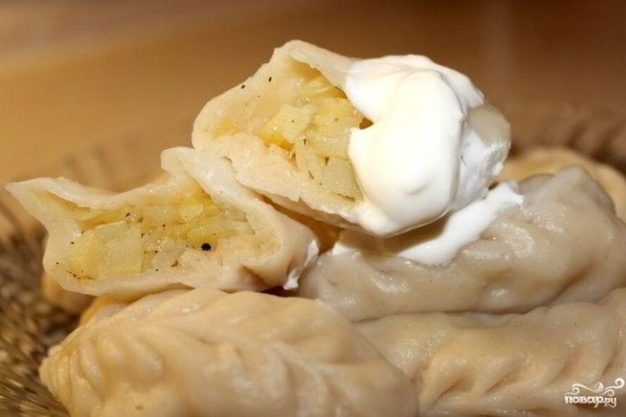 Рецепт вареников с сырой картошкой