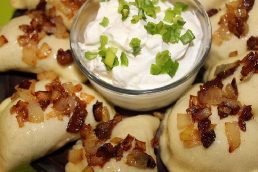 Рецепт вареников с сырым картофелем