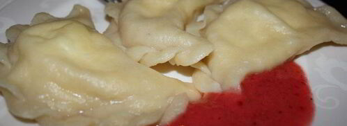 вареники с творогом и клубникой. Шаг 5