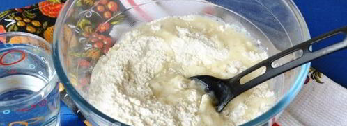 заварное тесто для вареников с творогом. Шаг 7