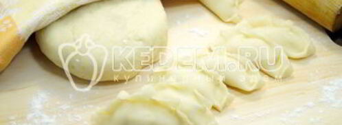 заварное тесто для вареников. Шаг 7