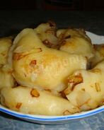 Жареные вареники с картошкой