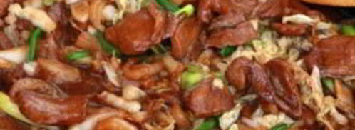 яичная лапша со свининой и овощами. Шаг 5