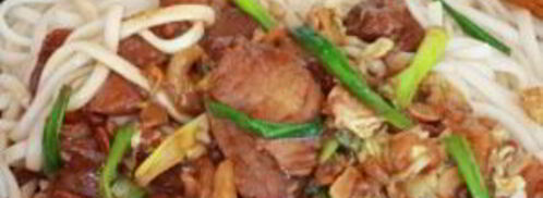 яичная лапша со свининой и овощами. Шаг 6