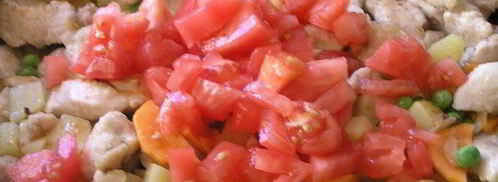 быстрое жаркое из курицы с овощами. Шаг 8