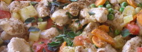 быстрое жаркое из курицы с овощами. Шаг 9