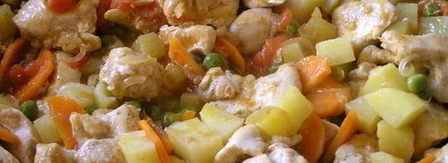 быстрое жаркое из курицы с овощами. Шаг 10