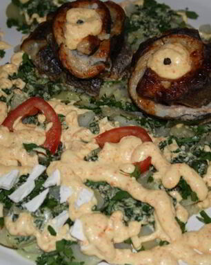 Новогоднее рыбное жаркое Оскал дракона