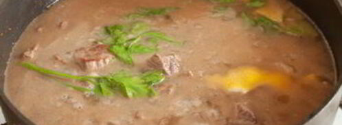 жаркое из говядины с сухофруктами и миндалем. Шаг 7