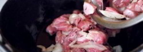 жаркое из индейки на сковороде. Шаг 3