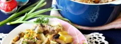 жаркое из свинины с картофелем и грибами. Шаг 8