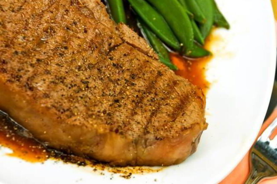 Рецепт жаркого из телятины с зеленой фасолью и беконом