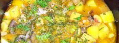 жаркое с грибами в мультиварке. Шаг 7