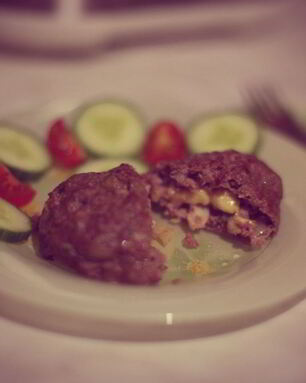 Ароматные зразы с белыми грибами и сыром