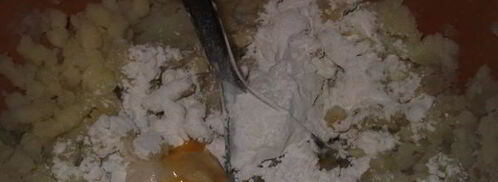 картофельные зразы с куриной печенью. Шаг 5