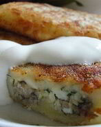 Картофельные зразы с начинкой из сардин