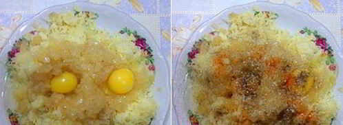 картофельные зразы с сосиской. Шаг 4