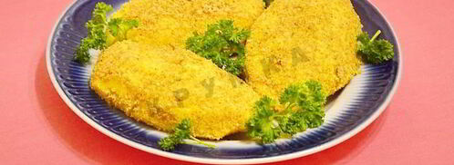 картофельные зразы в духовке с мясным фаршем и сыром. Шаг 9