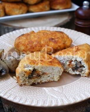 Куриные зразы с грибами