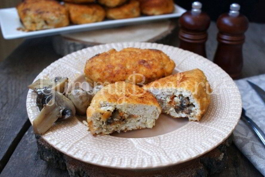 Рецепт куриных зраз с грибами