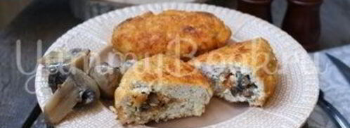 куриные зразы с грибами. Шаг 8