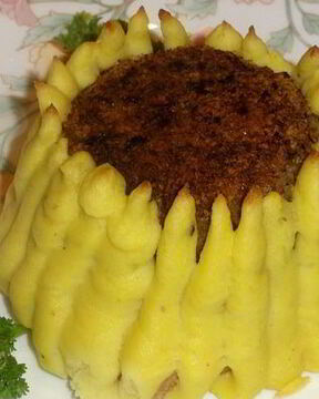 Мясные зразы Подсолнухи с хлопьями