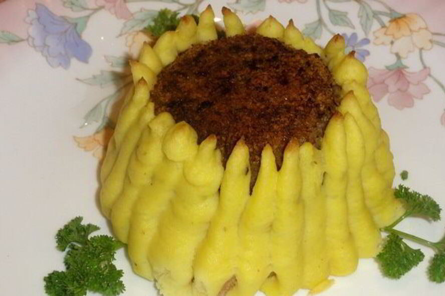 Рецепт мясных зраз подсолнухи с хлопьями