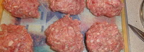 мясные зразы подсолнухи с хлопьями. Шаг 6