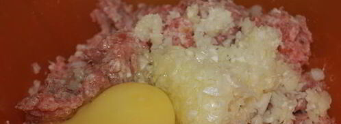 мясные зразы с капустой и яйцом. Шаг 4