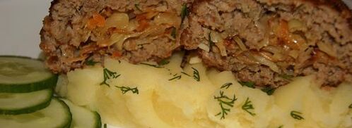 мясные зразы с капустой и яйцом. Шаг 10