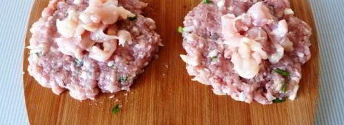 мясные зразы с начинкой из курицы. Шаг 9