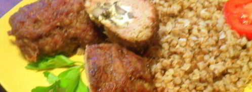 мясные зразы с опятами. Шаг 10