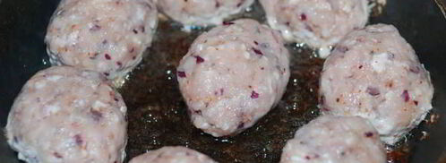 мясные зразы с сыром и яйцом. Шаг 9