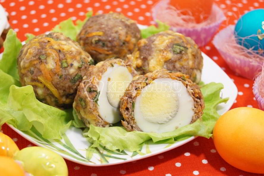 Рецепт мясных зраз с яйцом