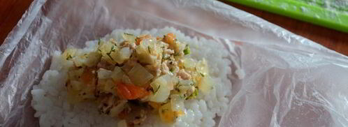 рисовые зразы с мясной начинкой. Шаг 4