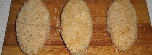 рыбные зразы с крабовым мясом. Шаг 12