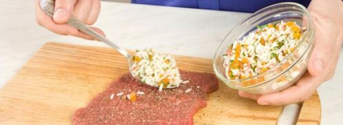 зразы из говядины с курагой. Шаг 3