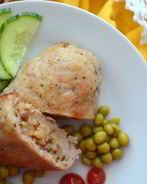 Зразы с гречневой кашей и грибами