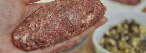 зразы с грибами, луком и яйцом. Шаг 13